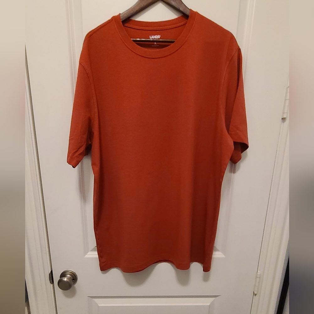Land's End Men's Orange T-Shirt (more of a rust color)